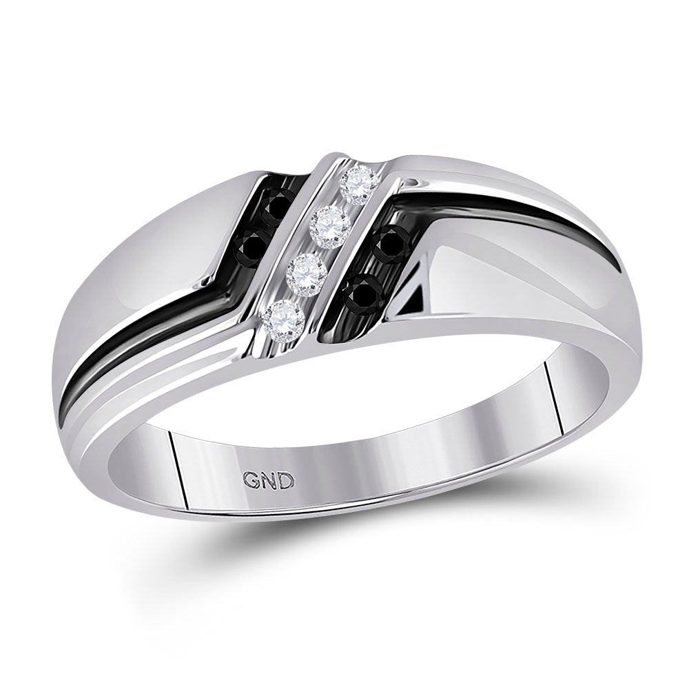 1/5Ct-Dia Cn Fashion Mens Band (3.86 grams)