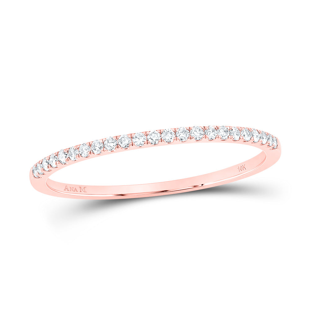 1/8Ctw-Diamond Ana M Stackable Band (0.69 grams)