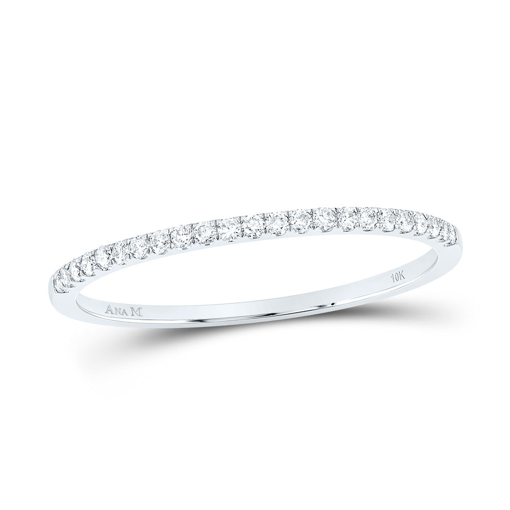 1/8Ctw-Dia Ana M Stackable Band (0.68 grams)