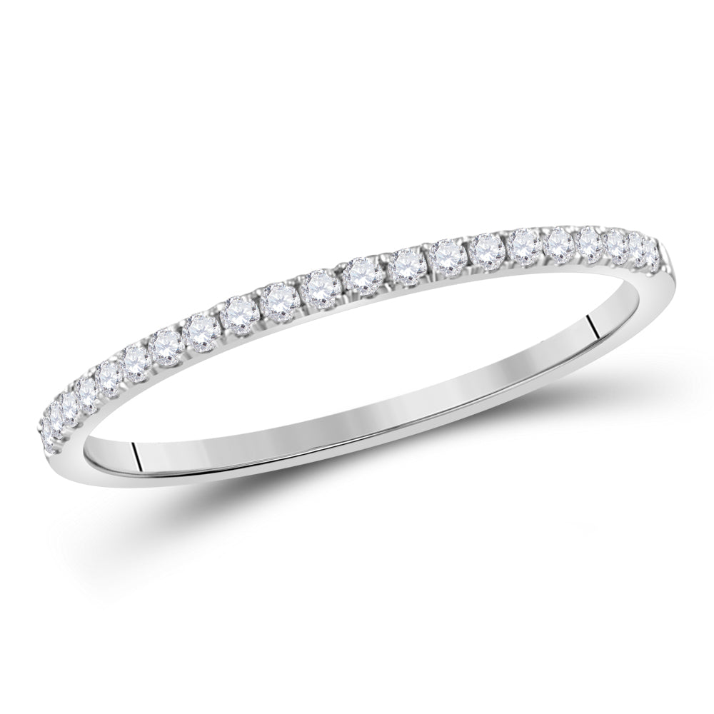 1/6Ctw-Dia Ana M Stackable Band (0.86 grams)