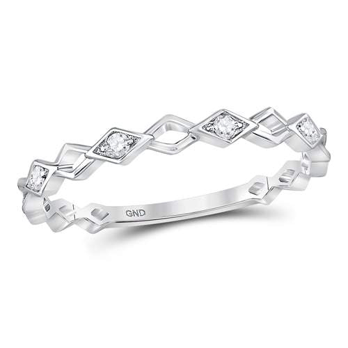1/20Ctw-Dia Ana M Stackable Band (0.91 grams)