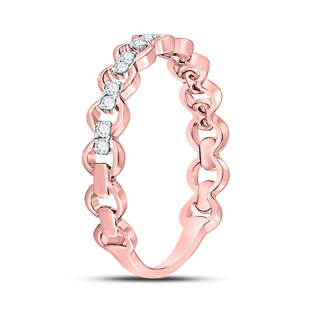 1/8Ctw-Dia Ana M Stackable Band (1.16 grams)