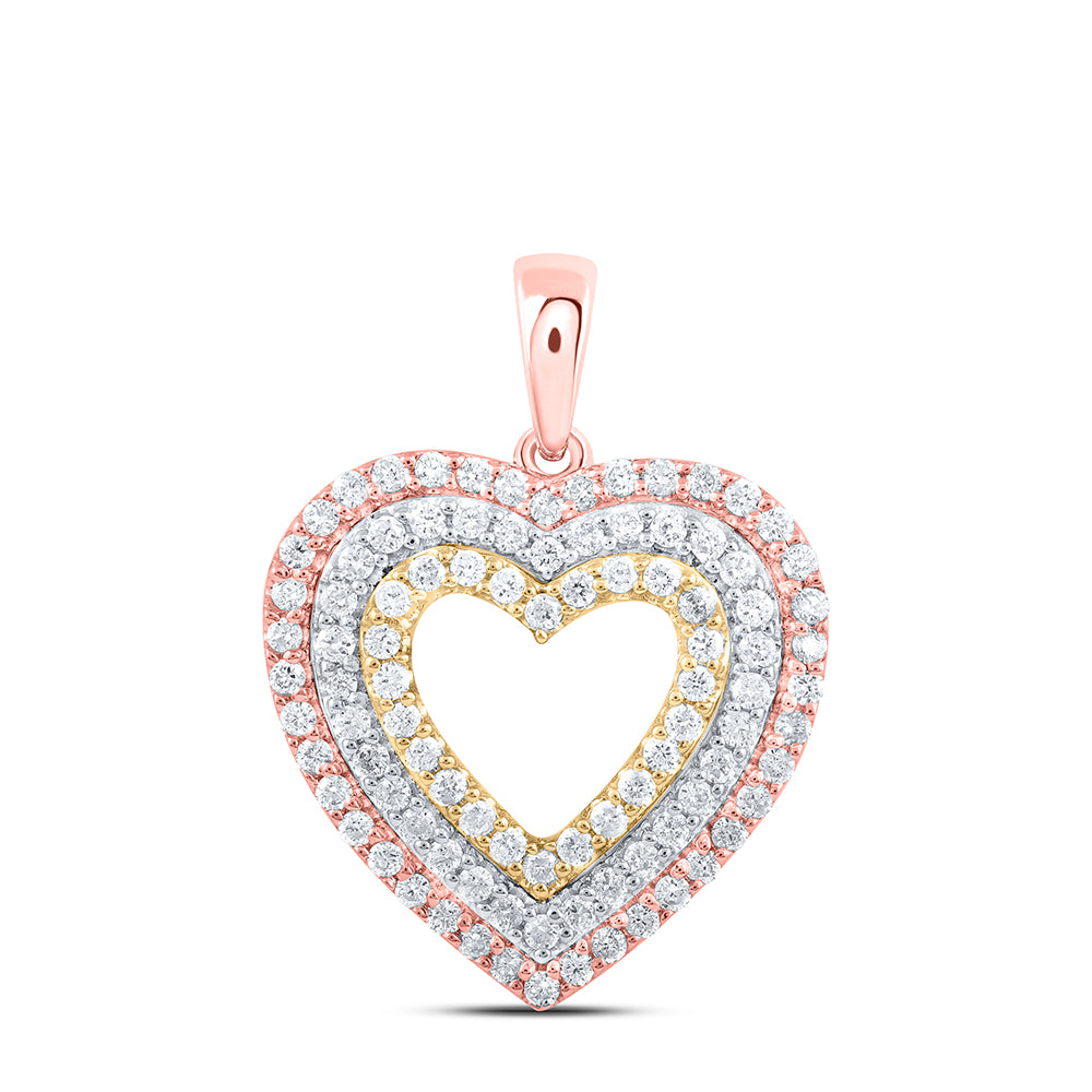 1/2Ctw-Dia Cn Heart Pendant (2.72 grams)