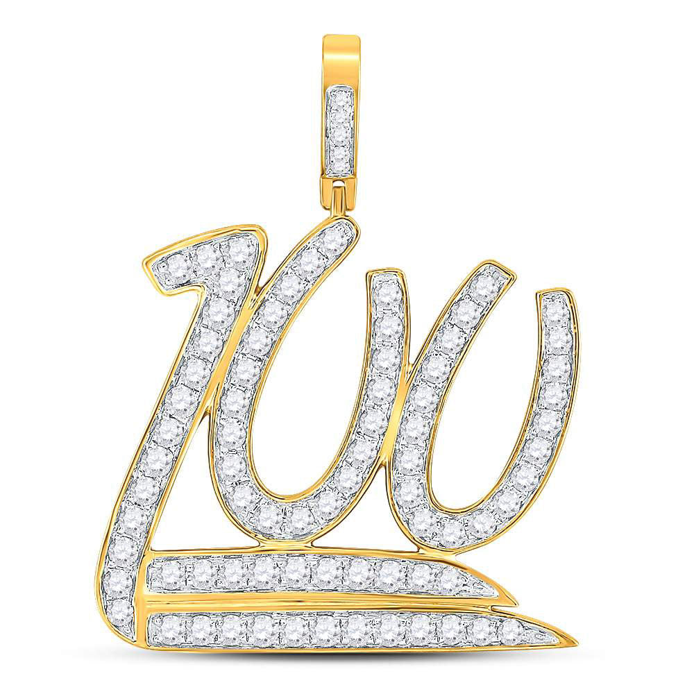 10Kt Yellow Gold 2 1/3Ct-Dia 100" Pendant" (7.47 grams)