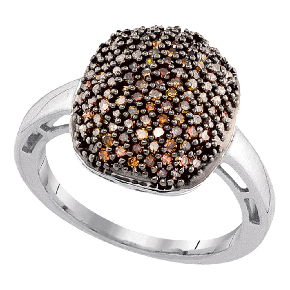 10Kt White Gold 1/2Ctw-Dia Fashion Ring (3.24 grams)