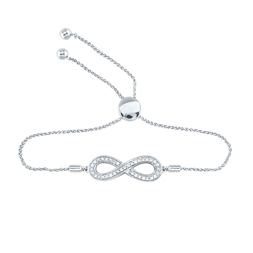 1/4 Ctw-Diamond Bolo Bracelet (2.11 grams)