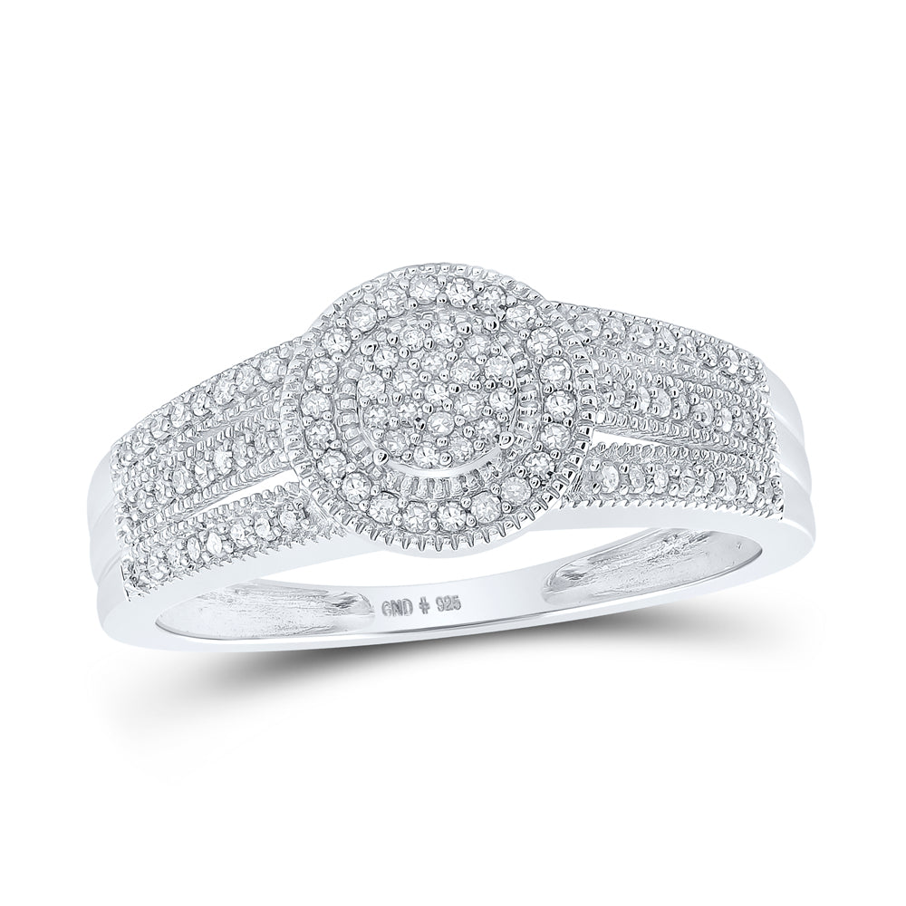 1/4Ctw-Dia P1P2 Micro-Pave Ring (2.74 grams)