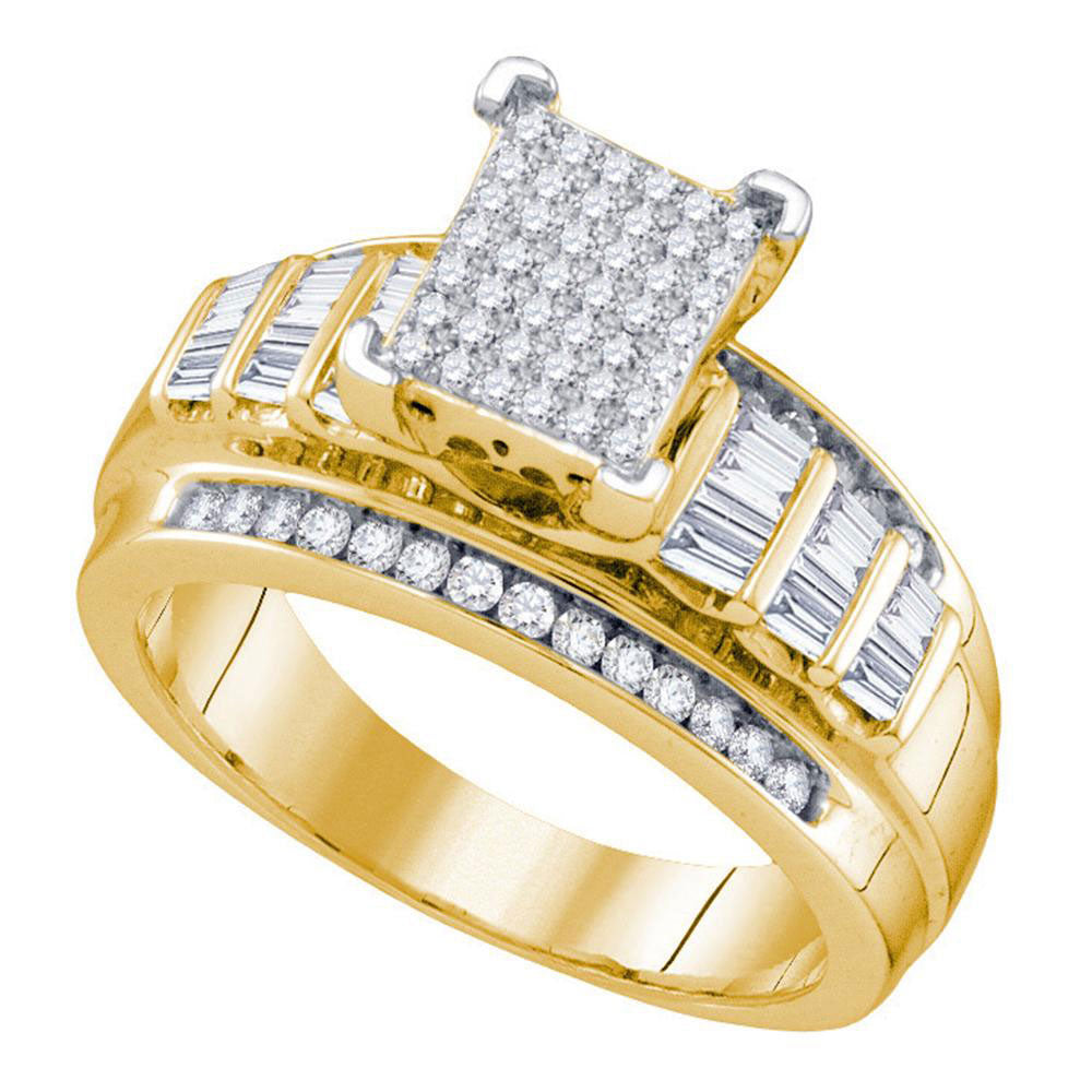 Sterling Silver 5/8Ct-Dia Cindy Ring S-5 (4.05 grams)