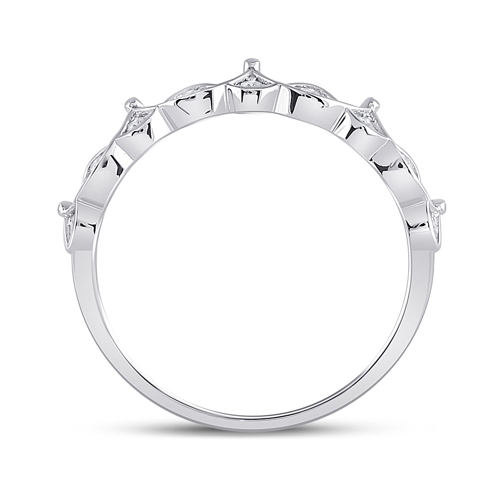 1/5Ctw-Dia Cn Stackable Band (2.38 grams)