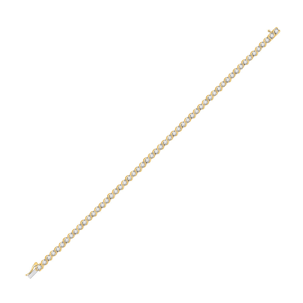 2Ctw-Dia Cn Tennis Bracelet (9.4 grams)