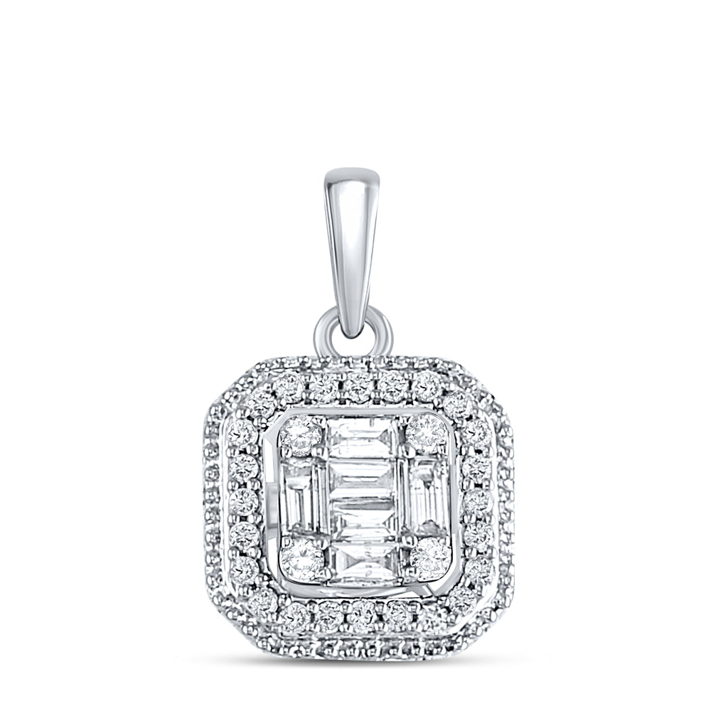 1/4Ctw-Dia Ana M Diana Pendant (1.36 grams)