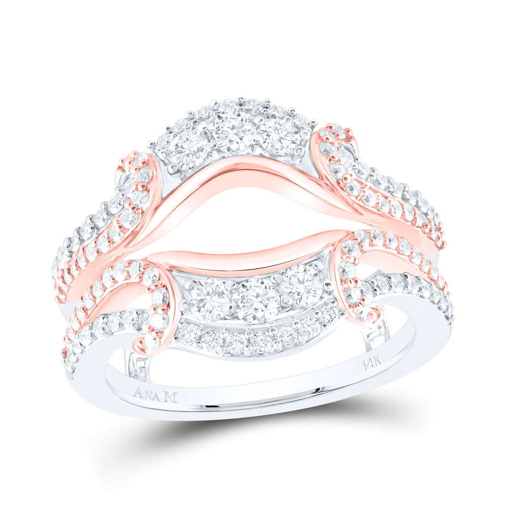 1Ctw-Dia Ana M Enhancer Ring (7.46 grams)