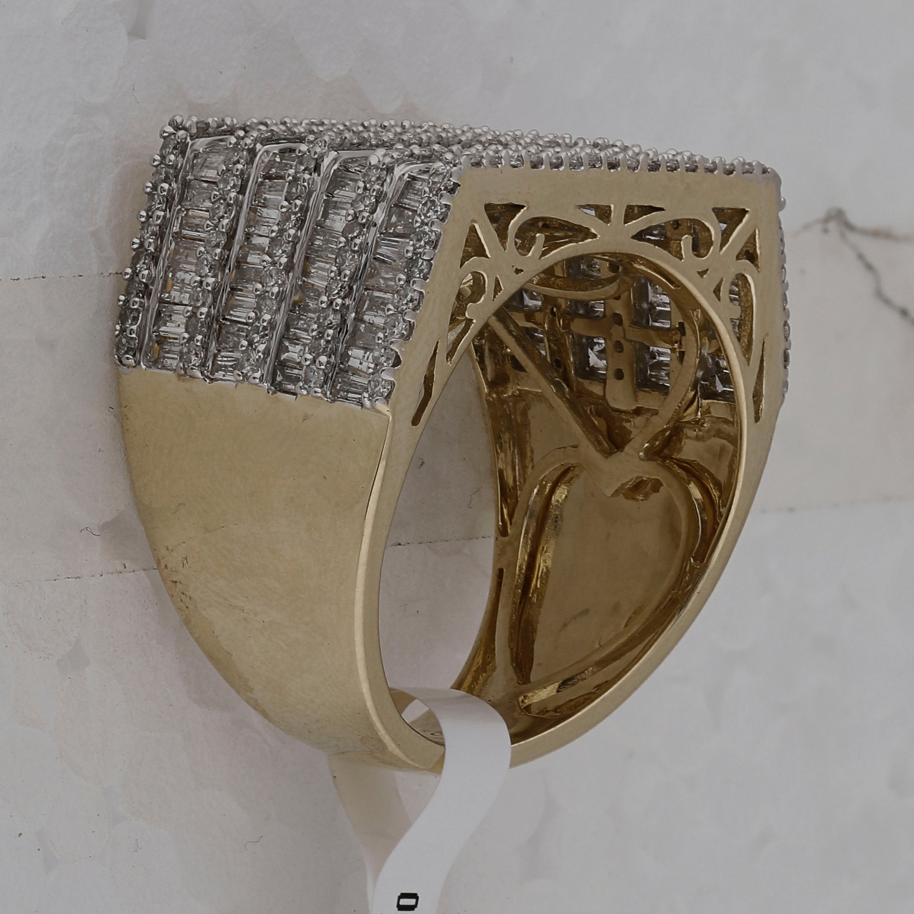 3 Ctw-Dia Cn Mens Ring (11.22 grams)