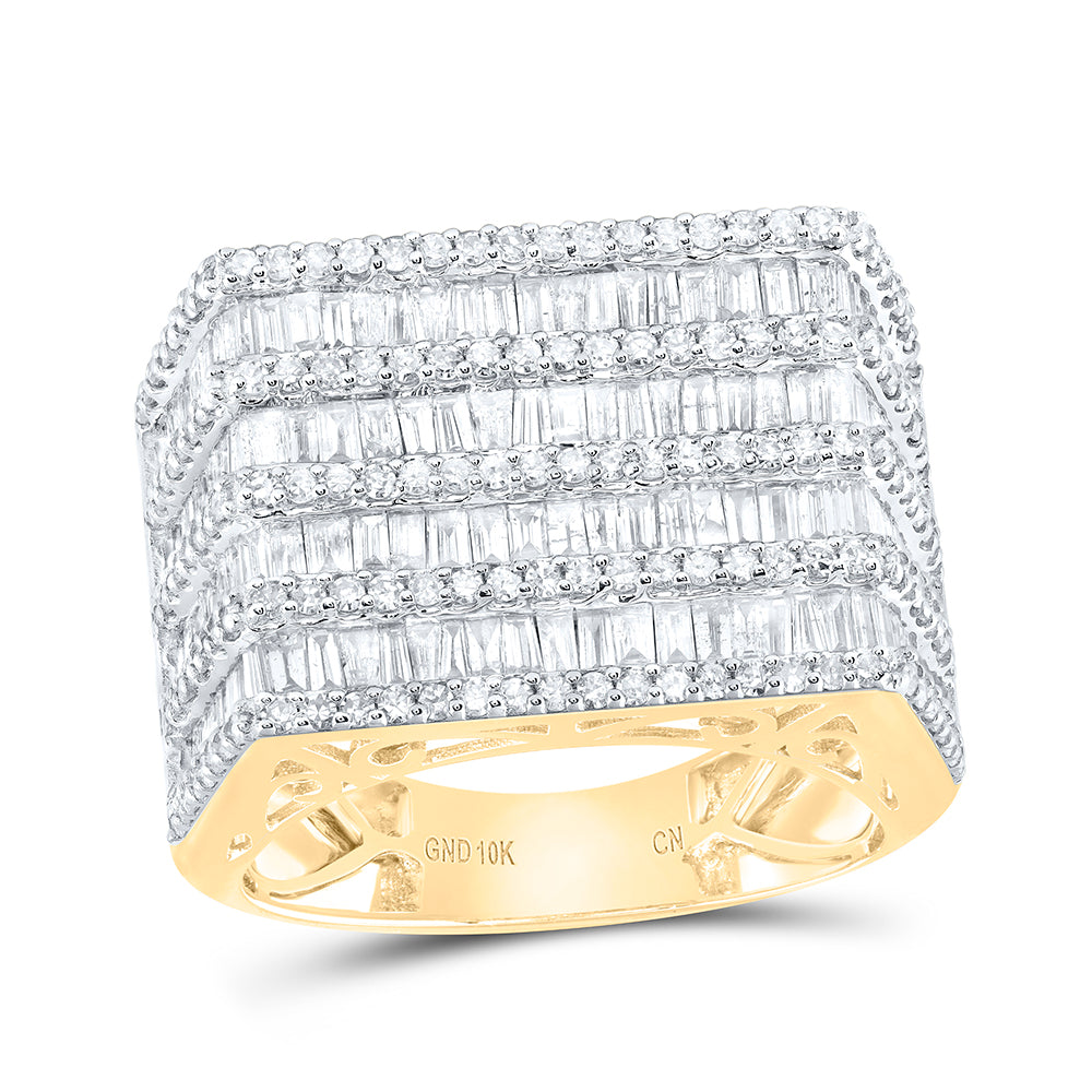 3 Ctw-Diamond Mens Ring (11.22 grams)