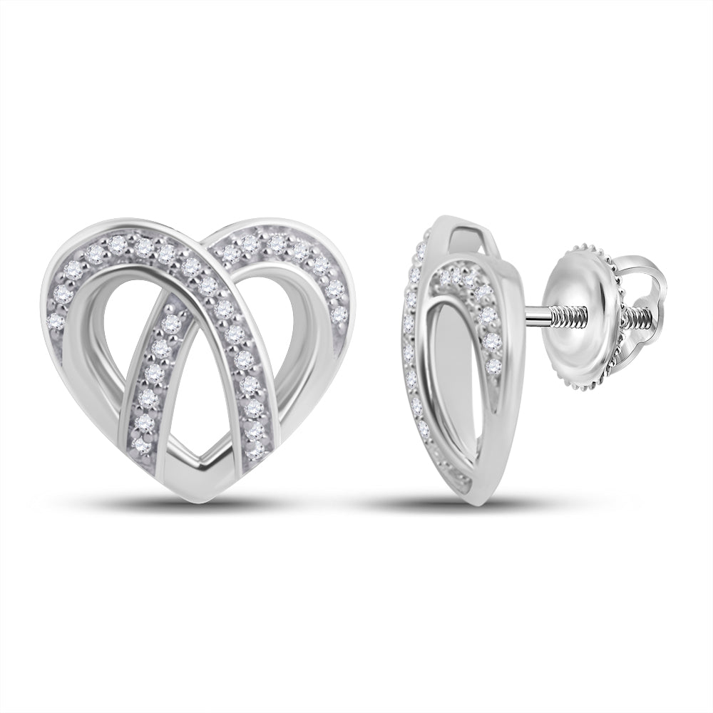 1/5Ctw-Dia P1P2 Heart Earring (2.52 grams)