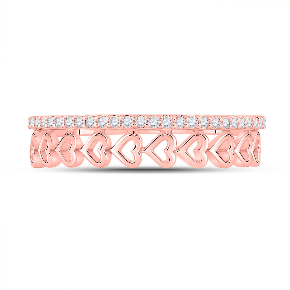 1/6Ct-Dia Cn Fashion Stackble Band (2.34 grams)