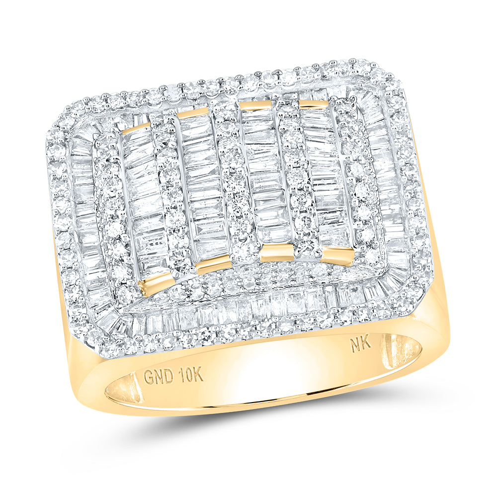 2 1/3Ct-Diamond Fashion Mens Ring (12.58 grams)