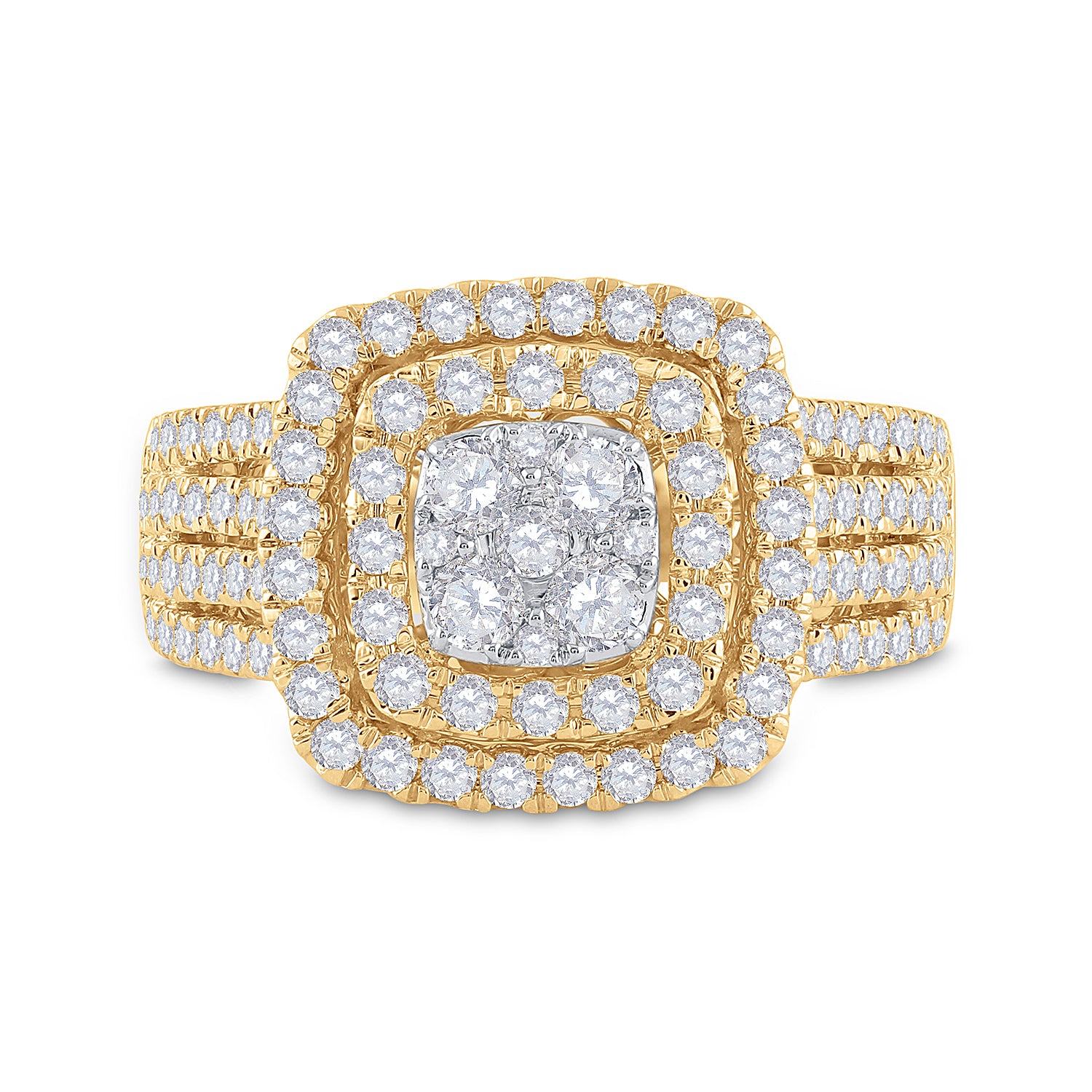 1 1/2Ct-Dia Ana M Fashion Ring (8.61 grams)