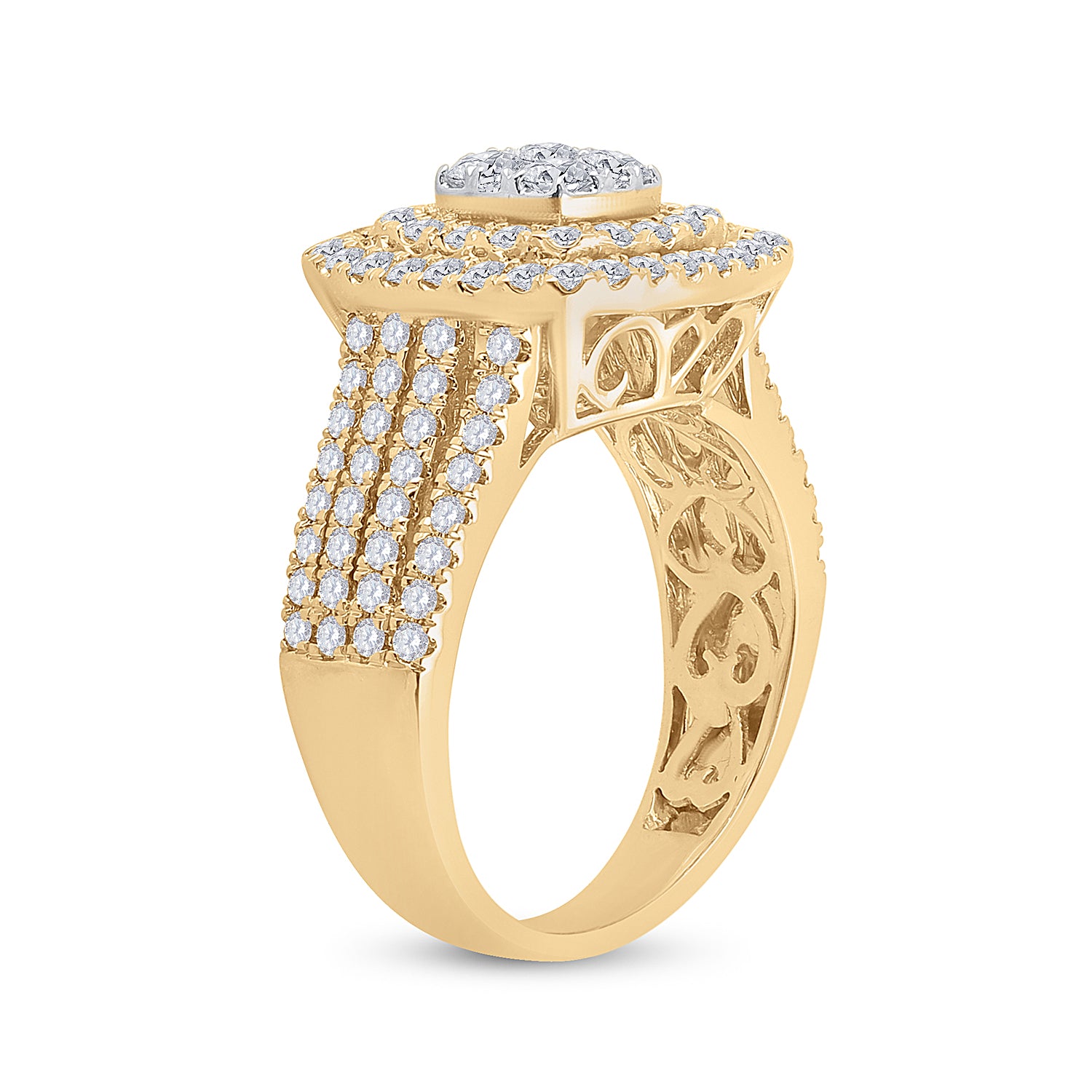 1 1/2Ct-Dia Ana M Fashion Ring (8.61 grams)