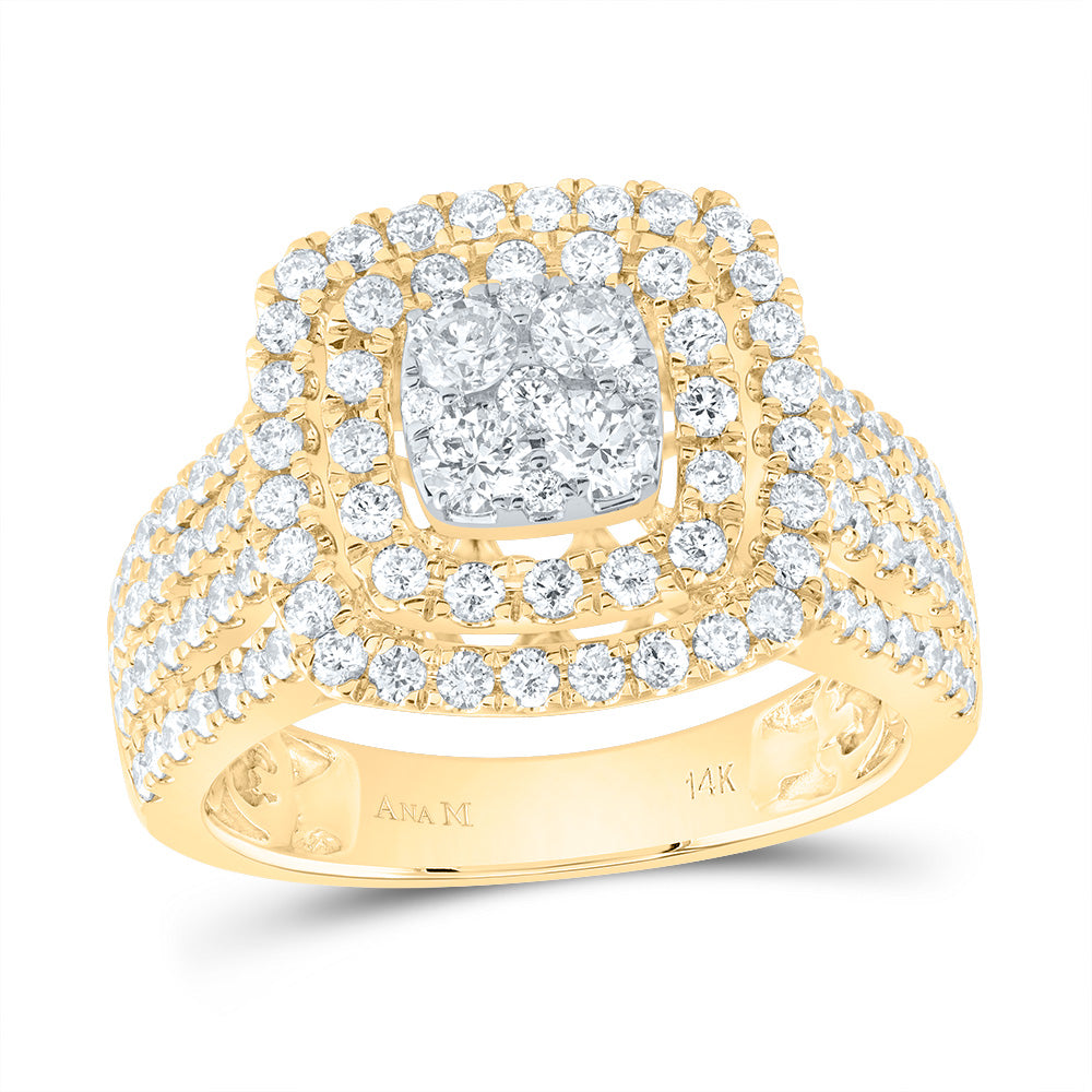 1 1/2Ct-Dia Ana M Fashion Ring (8.61 grams)