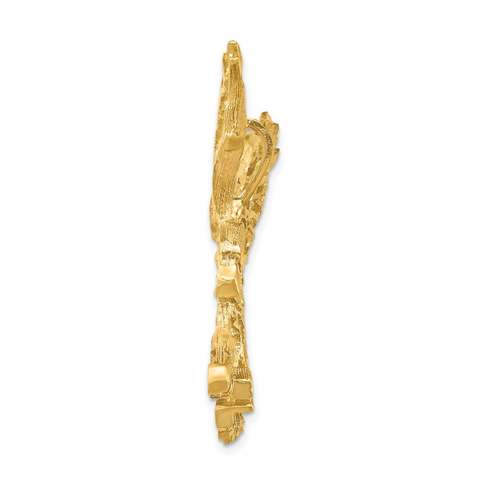 14k Yellow Gold 54 mm Large Eagle Charm (9.52 grams)