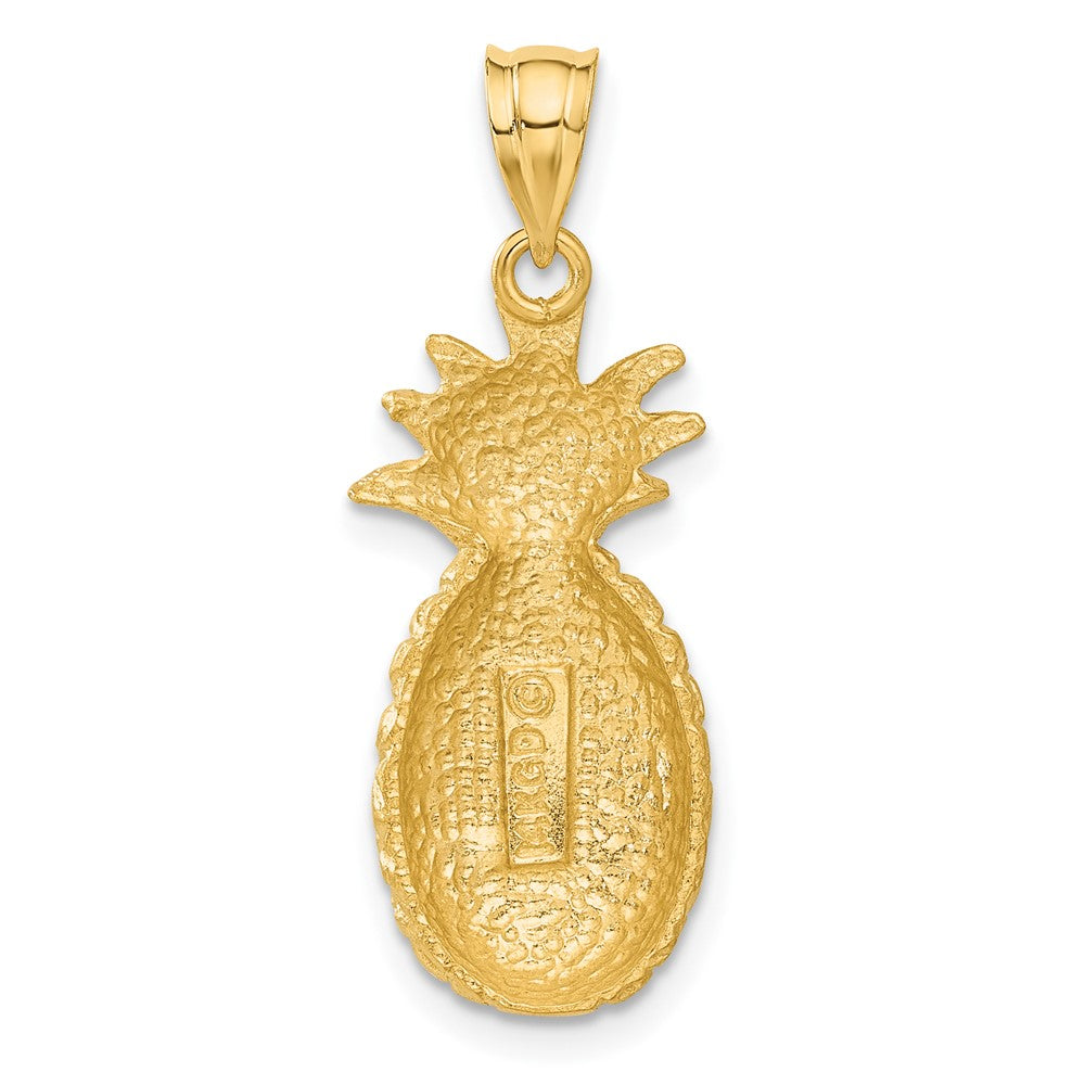 14k Yellow Gold 11 mm Pineapple Charm (3.18 grams)