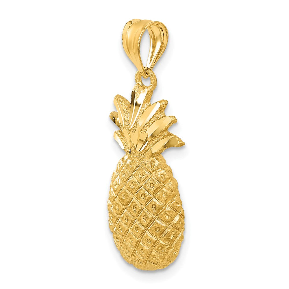 14k Yellow Gold 11 mm Pineapple Charm (3.18 grams)