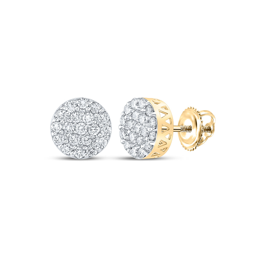 5/8Ctw-Dia Nk Round Earring (1.5 grams)