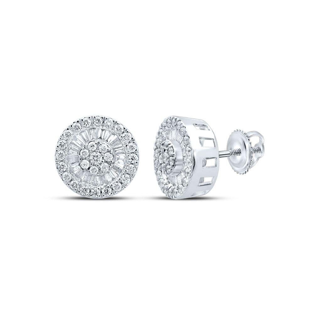 1Ctw-Dia Nk Round Earring (4.19 grams)