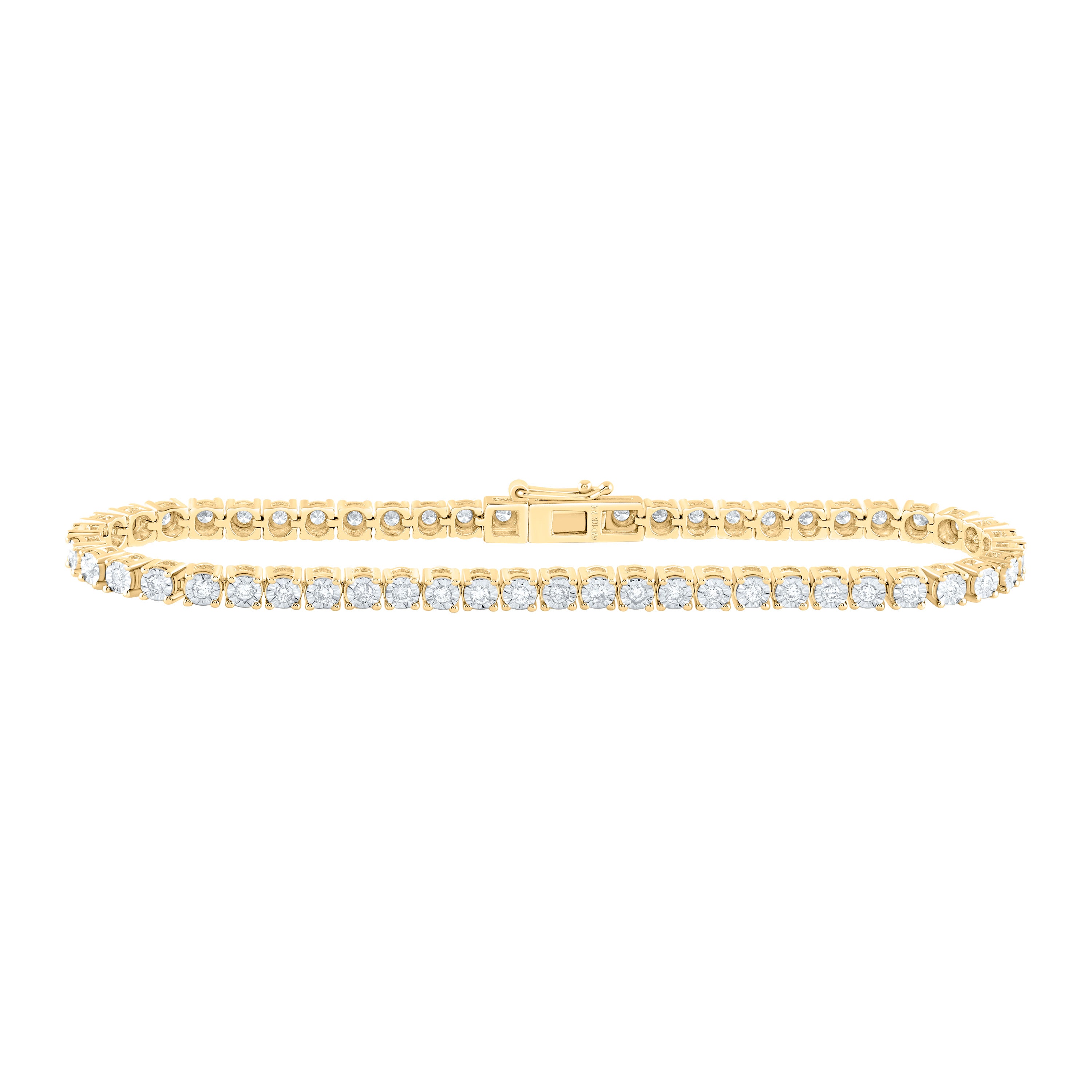 1Ctw-Dia Nk Fanuk Tennis Bracelet (7 Inch) (11.21 grams)