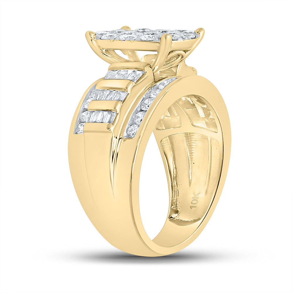 10Kt Yellow Gold 2Ctw-Dia Cindy Ring (6.34 grams)