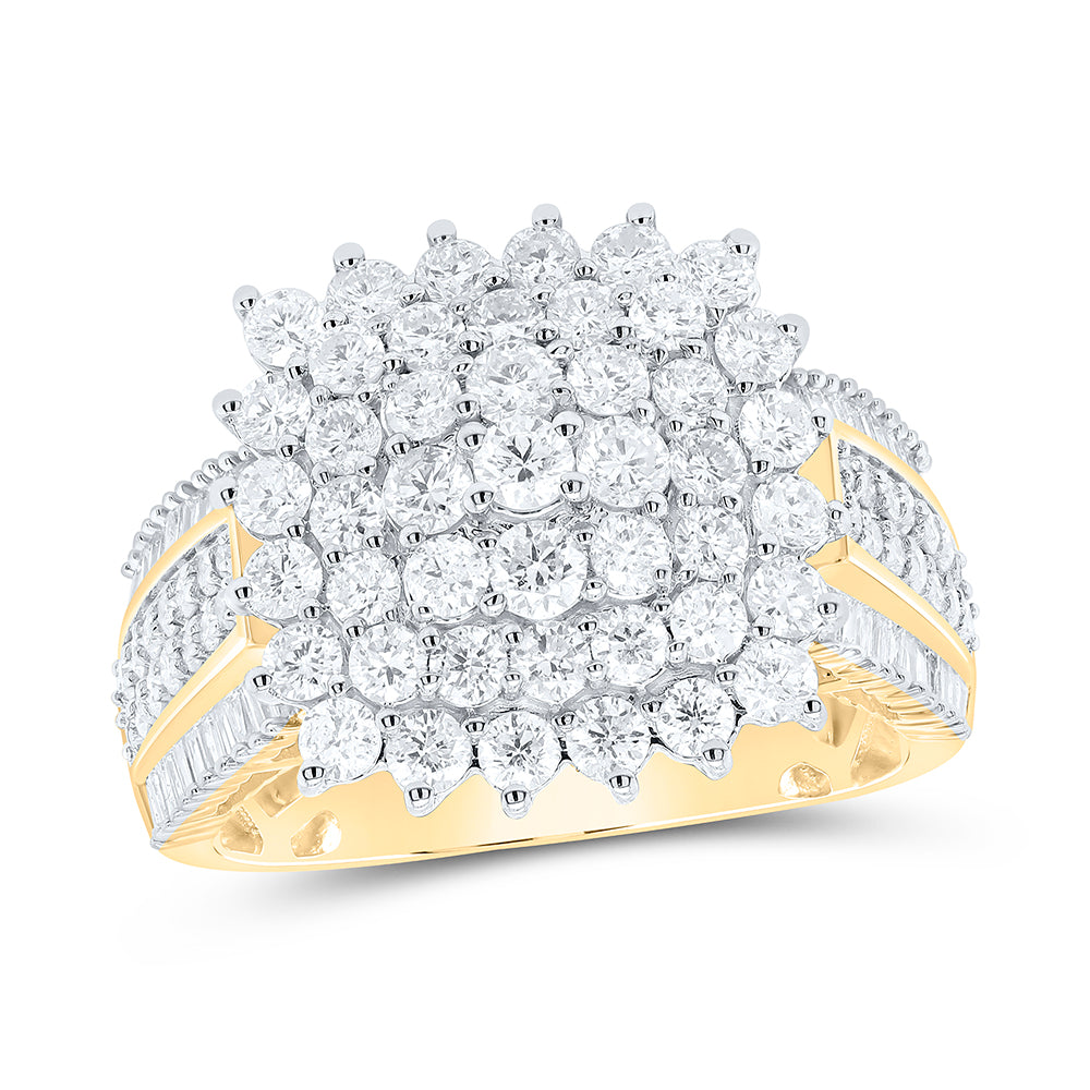 10Kt Yellow Gold 2Ctw-Diamond Fashion Ring (4.79 grams)