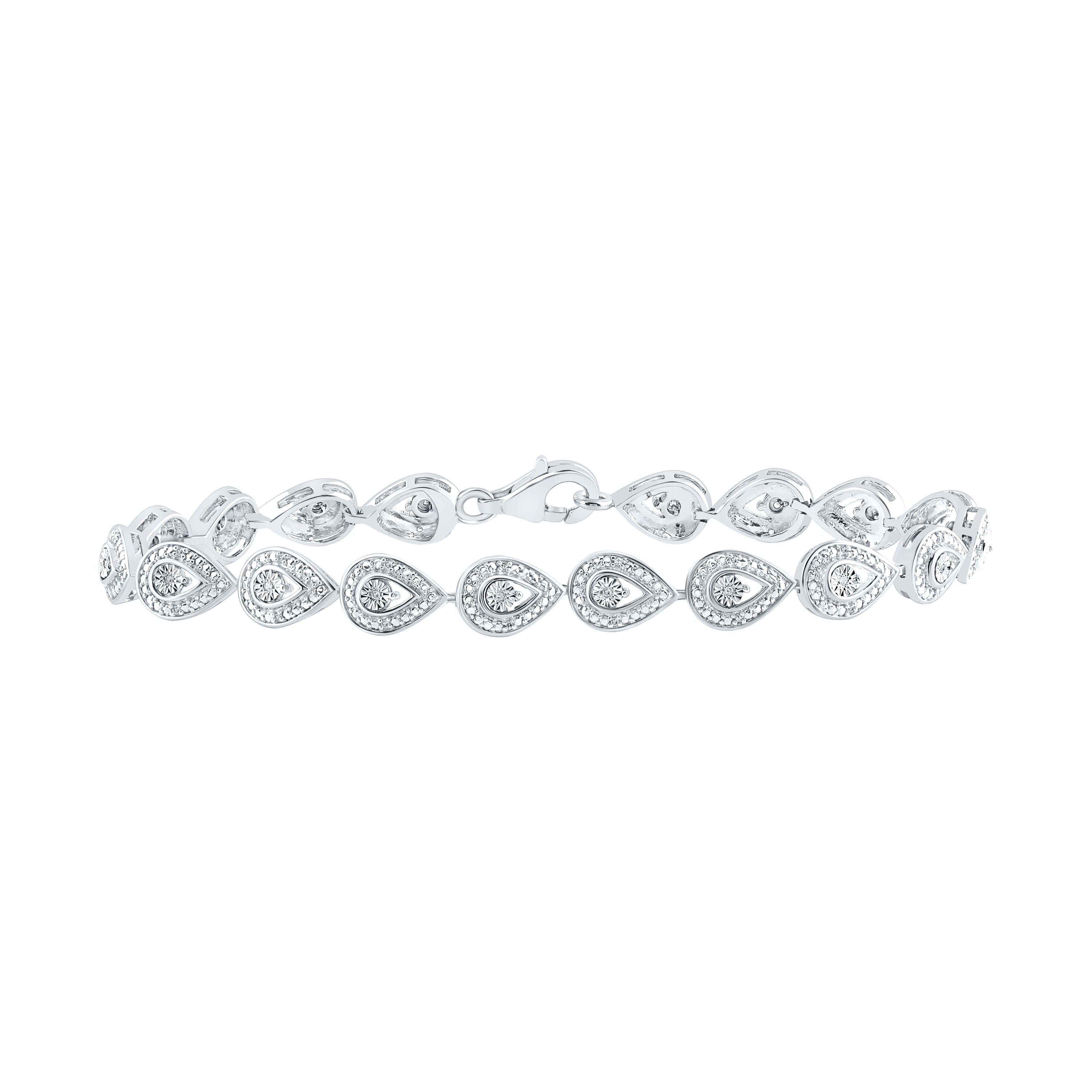 1/10Ctw-Dia P2 Gift Bracelet (9.08 grams)
