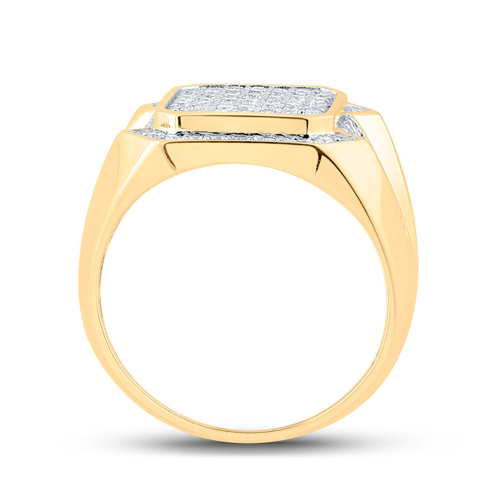 1 Ctw-Dia Cn Mens Ring (7.28 grams)