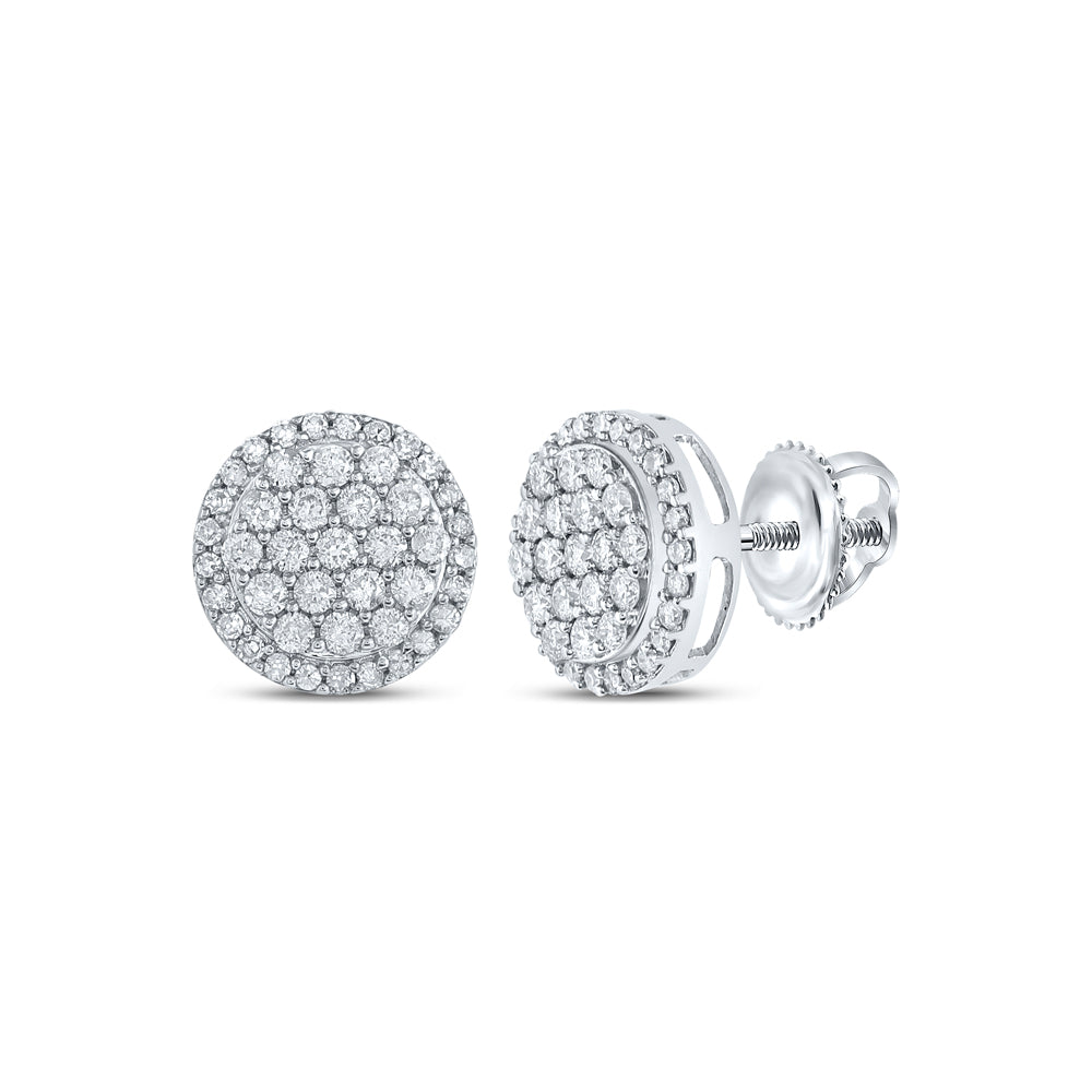 1/2Ctw-Dia Cn Round Earring (1.61 grams)
