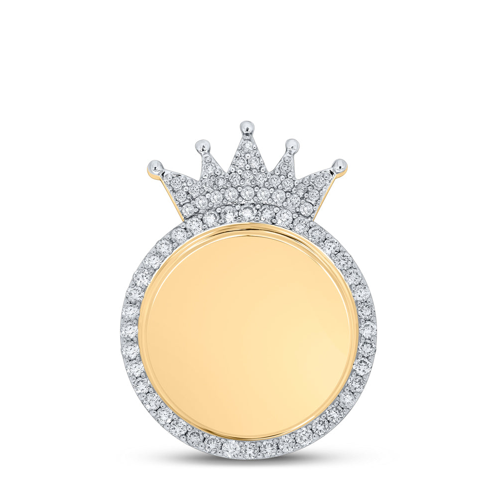 10Kt Yellow Gold 1Ctw-Dia Cn Memory Pendant (10.07 grams)