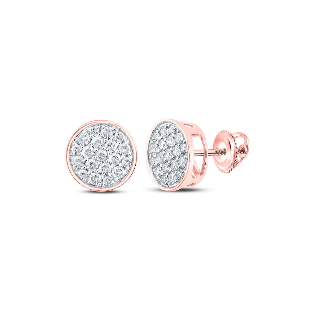 1/4Ctw-Dia Nk Round Earring (0.98 grams)