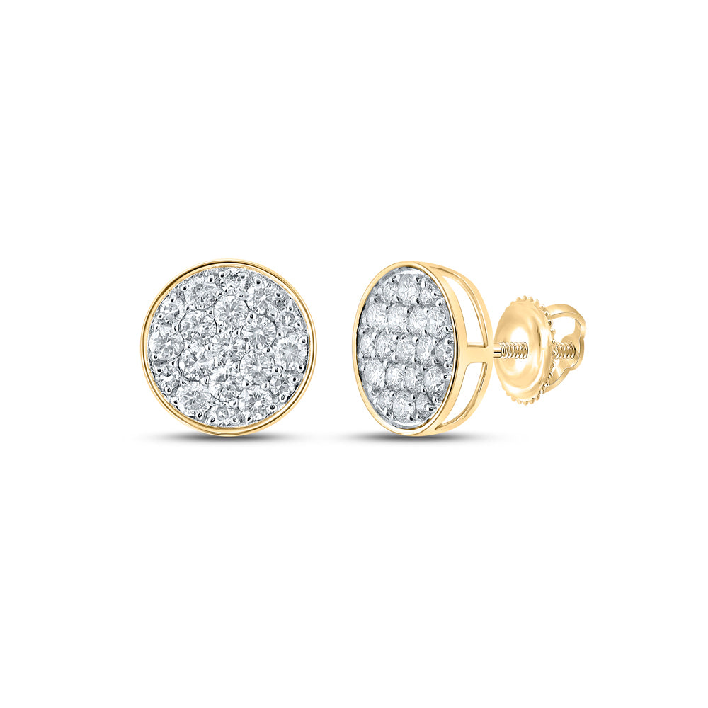 1/2Ctw-Dia Nk Round Earring (1.39 grams)