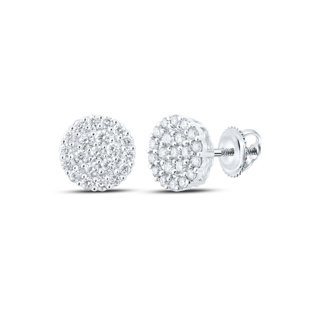 1 1/4Ctw-Dia Nk Round Earring (2.26 grams)