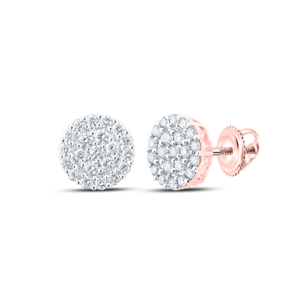 1 1/4Ctw-Dia Nk Round Earring (2.42 grams)