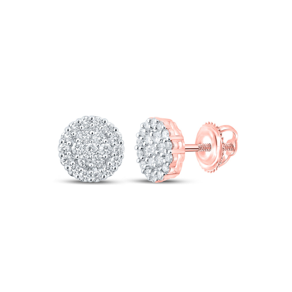 1 5/8Ctw-Dia Nk Round Earring (2.75 grams)