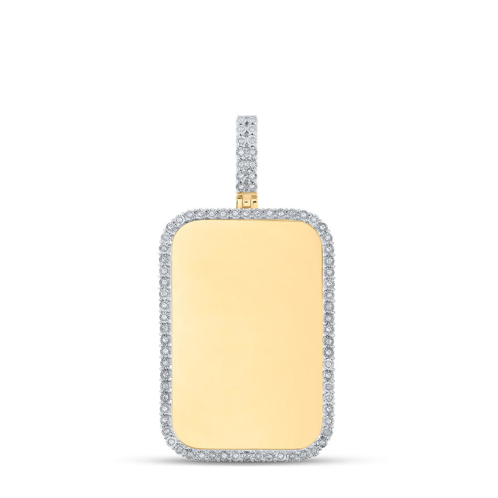 1/4Ctw-Dia P1P2 Mens Pendant (8.54 grams)