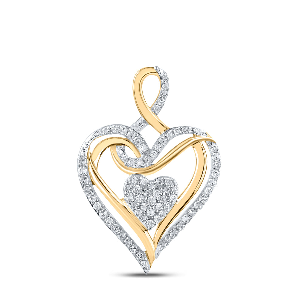 1/5Ctw-Dia Cn Heart Pendant (1.66 grams)