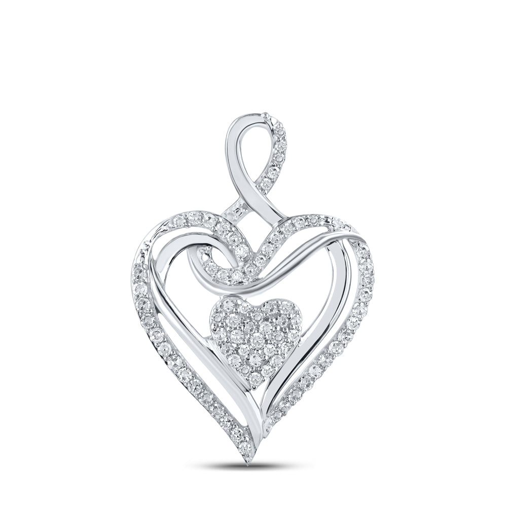 1/5Ctw-Dia Cn Heart Pendant (1.66 grams)