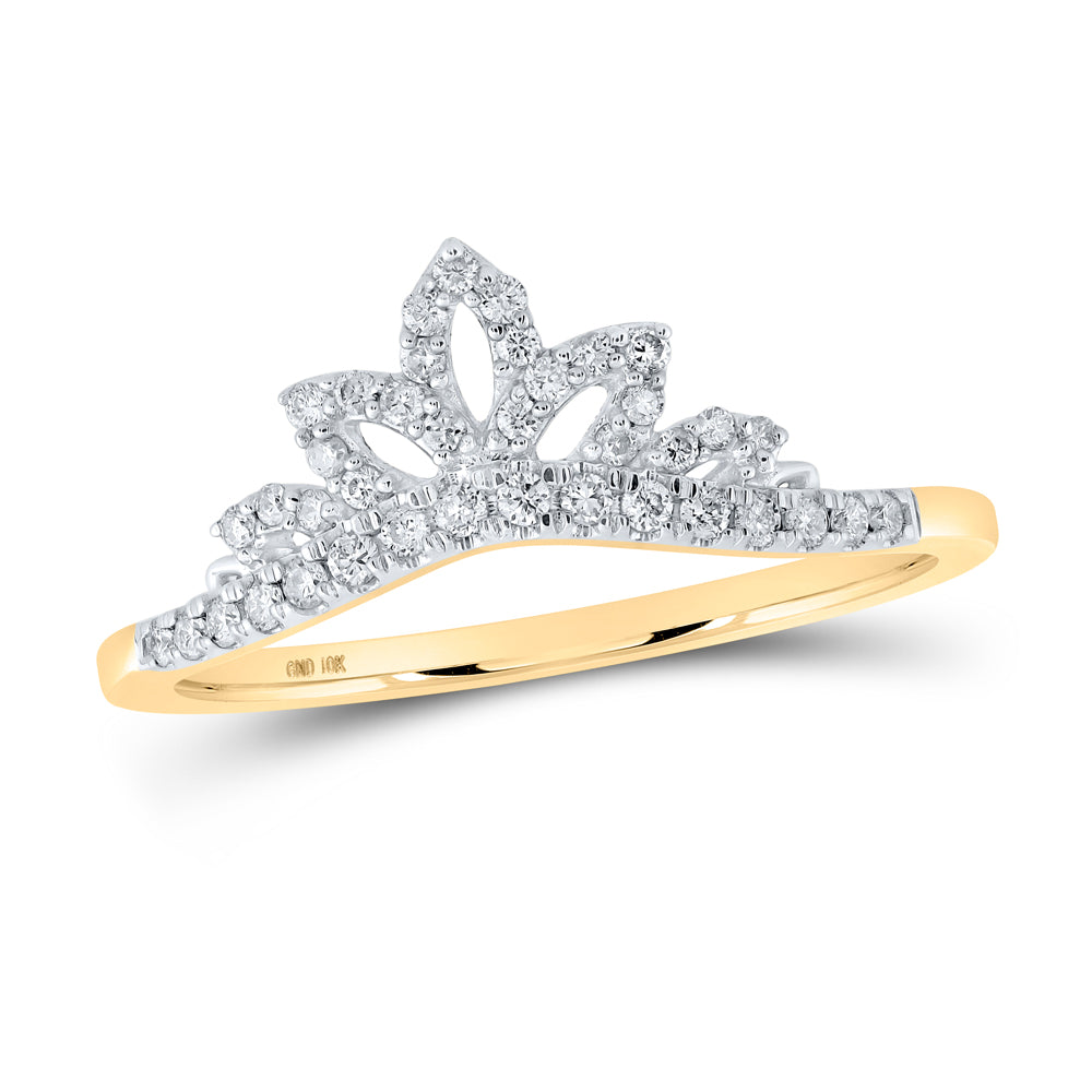 1/5Ctw-Diamond Crown Enhancer Ring (1.58 grams)
