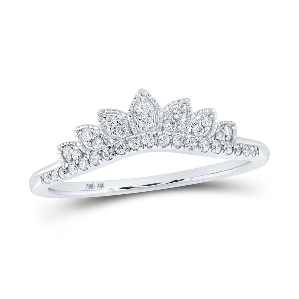1/6Ctw-Dia Cn Crown Enhancer Ring (1.67 grams)