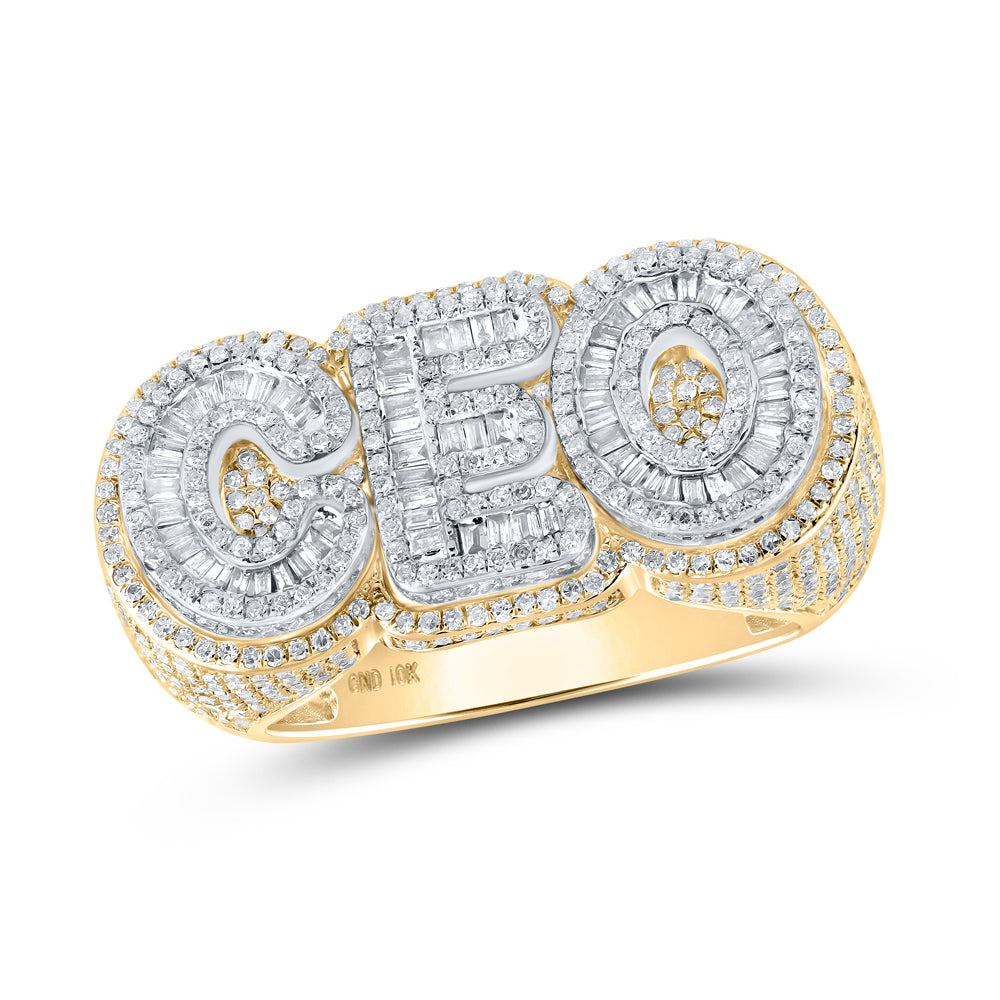 2 Ctw-Diamond "Ceo" Mens Ring (10.53 grams)