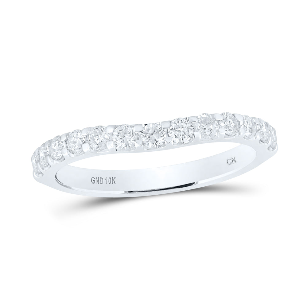 1/2Ctw-Diamond Machine Set Band (1.75 grams)