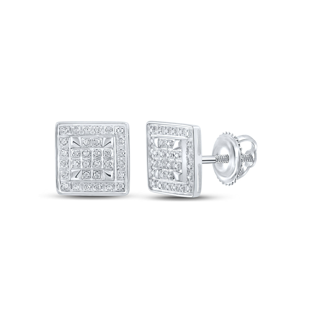 1/5Ctw-Dia P3 Gift Square Earring (1.83 grams)