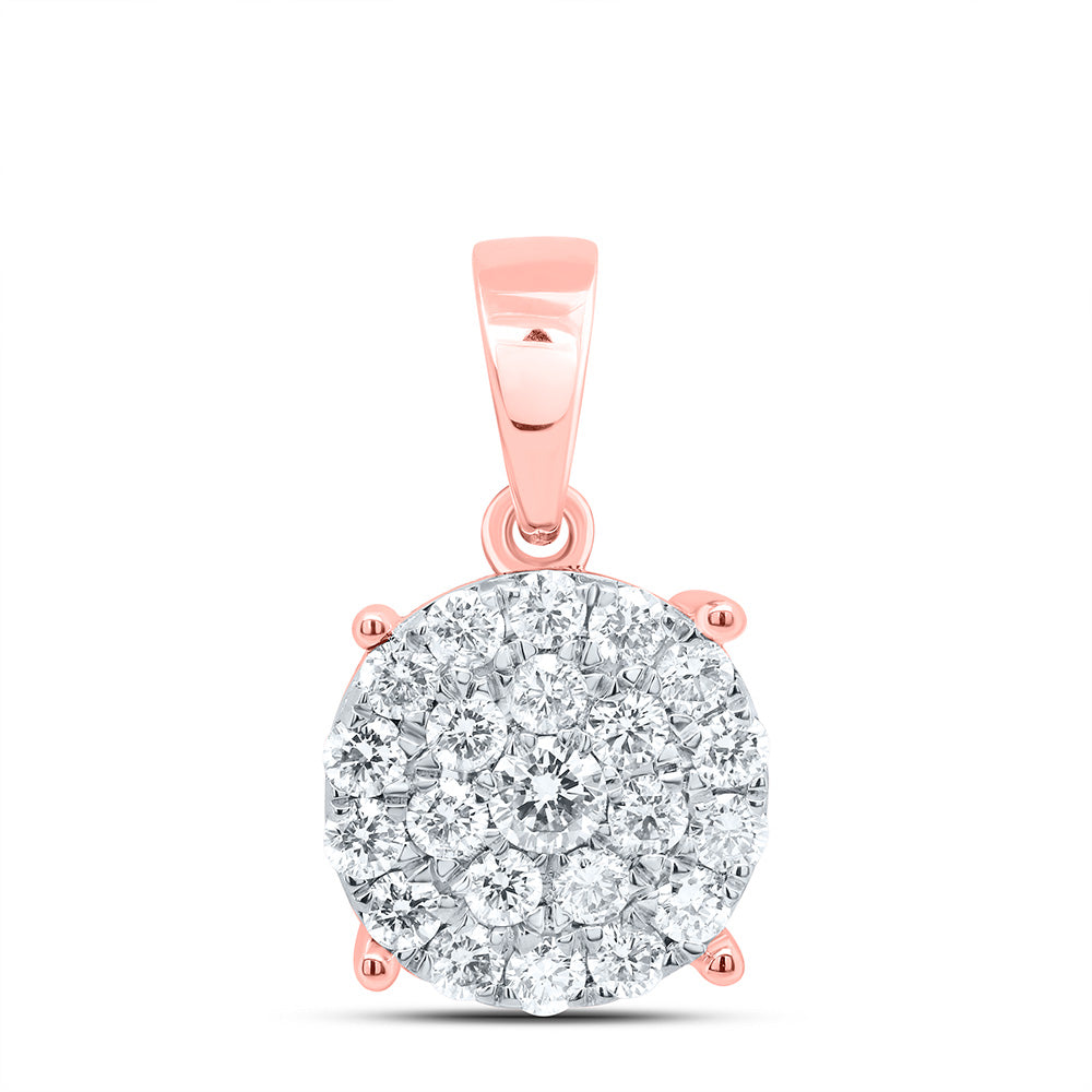 2Ctw-Dia Nk Fashion Round Pendant (5.12 grams)